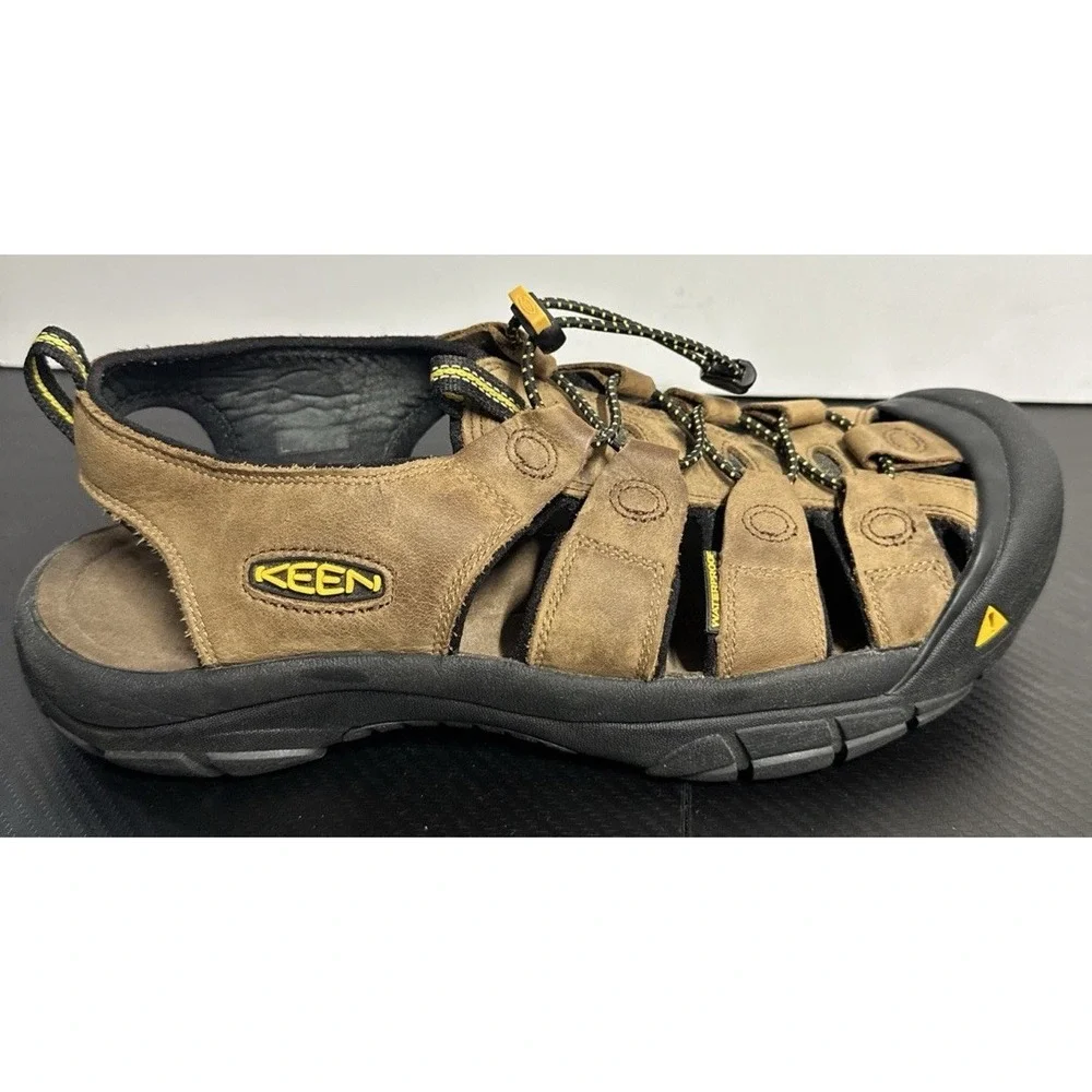 Keen Sandals Bison Leather Waterproof Hiking Fisherman Men's 13